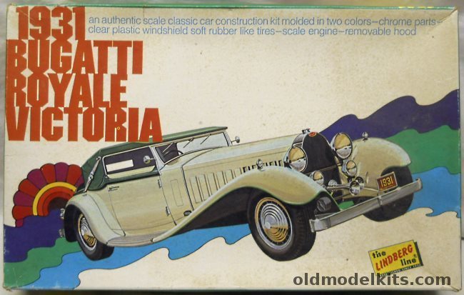 Lindberg 1/24 1931 Bugatti Royal Victoria, 6602-350 plastic model kit